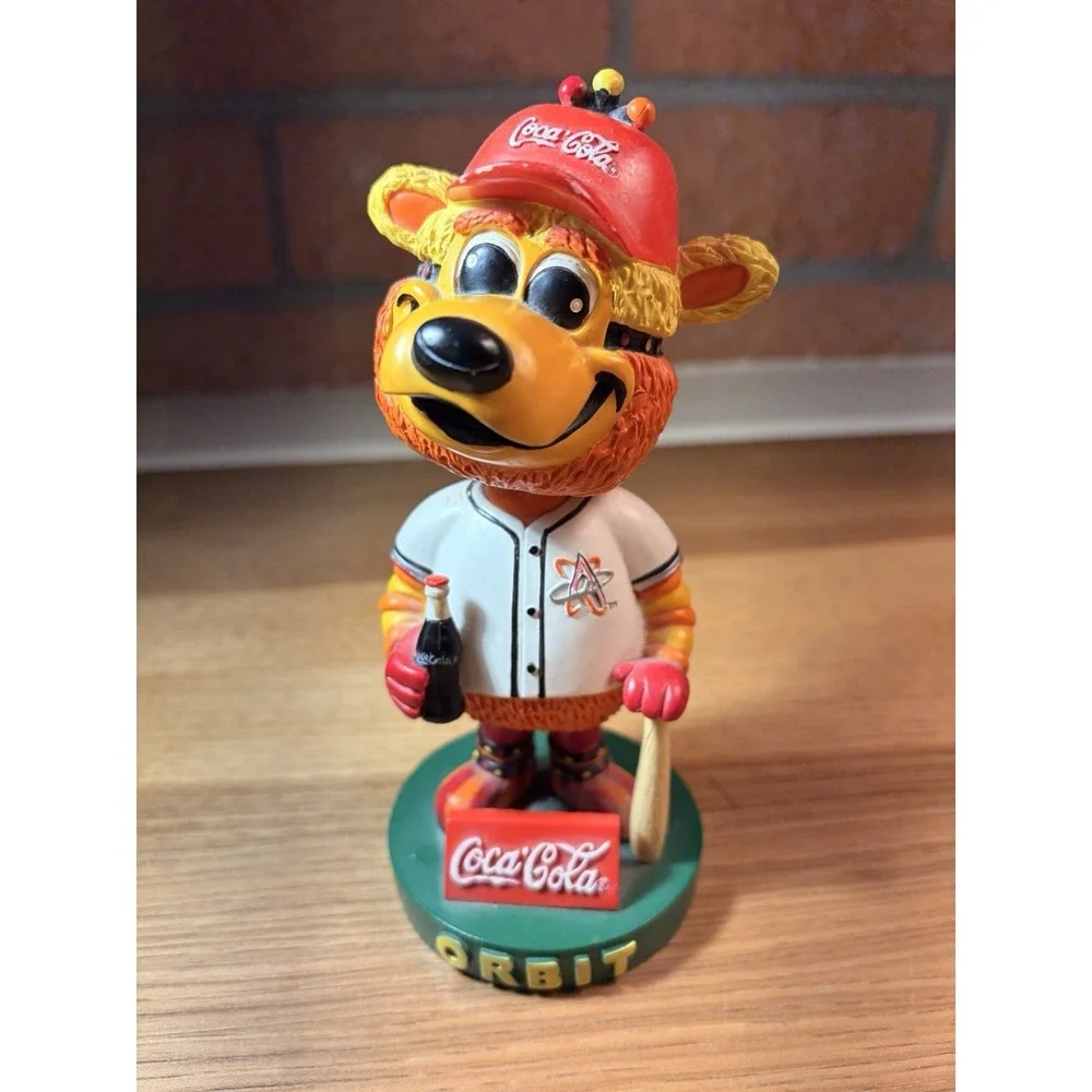 Vintage NIB Albuquerque Isotopes Bobblehead Orbit Coca Cola